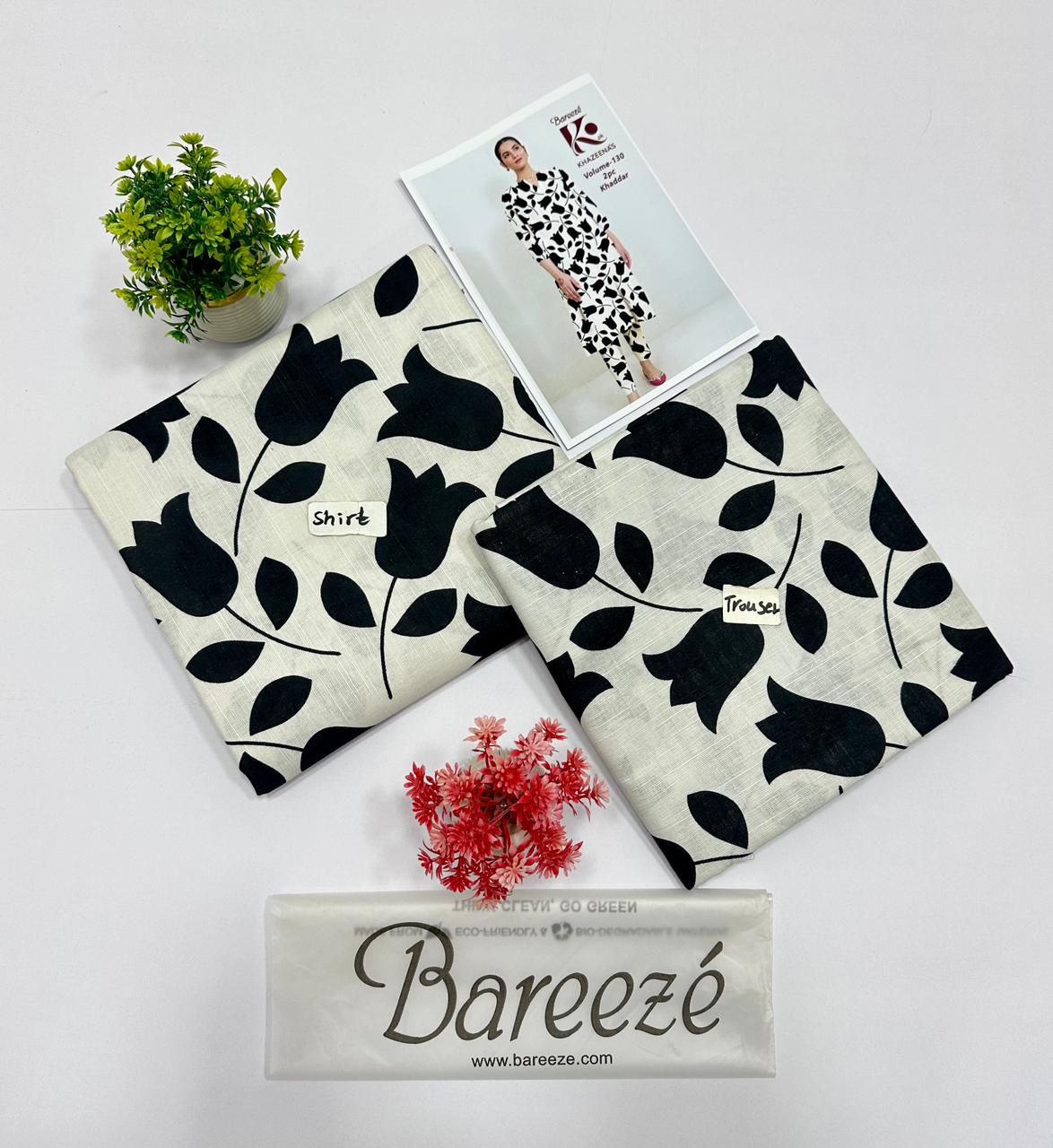 Bareeze Khadder 2 Pc Digital Printed All Over 20 Suits