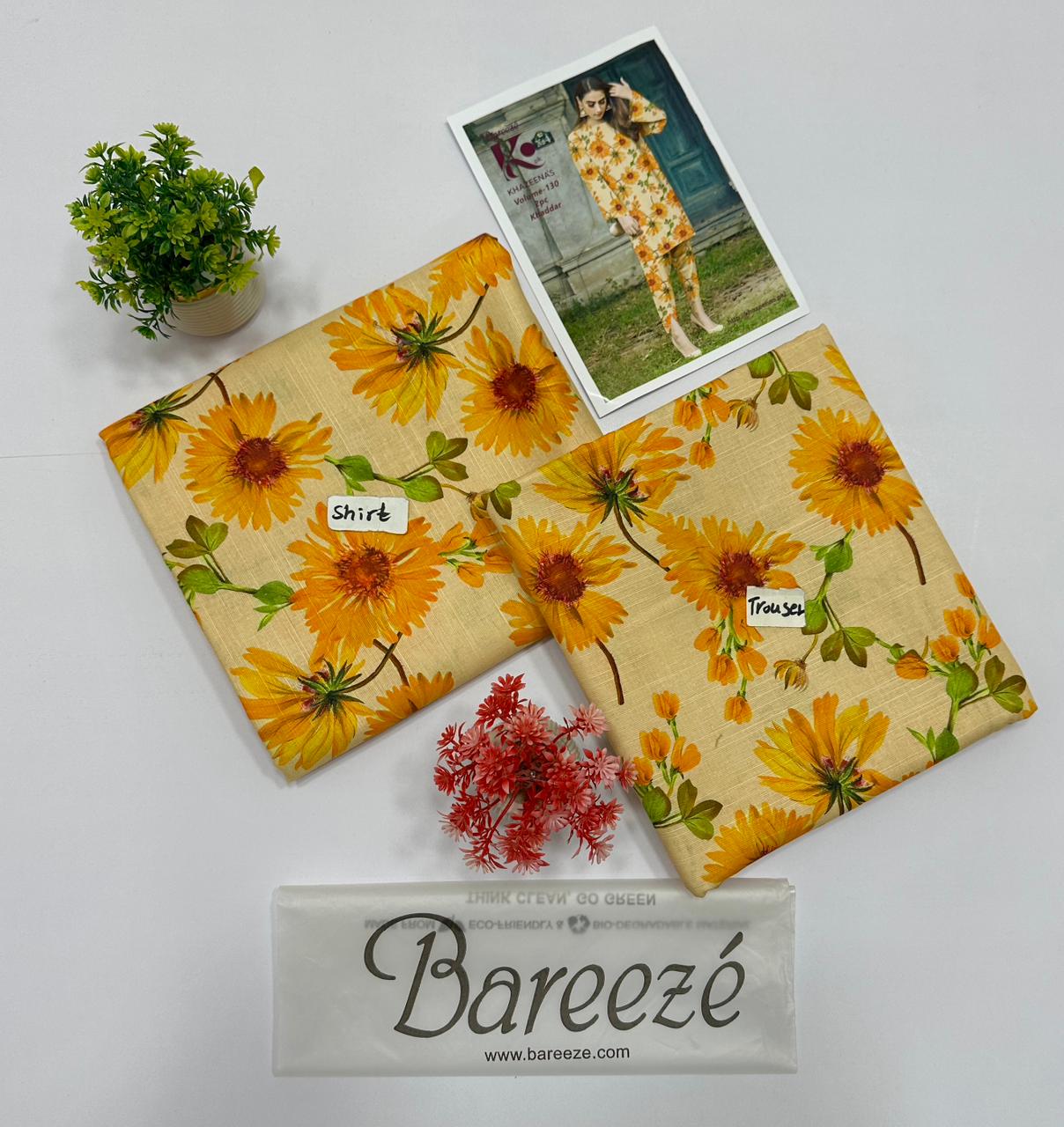 Bareeze Khadder 2 Pc Digital Printed All Over 20 Suits