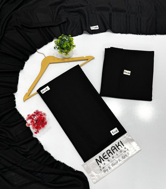 Meraki Fashion vol 421 Chamkhi Valvet Stripe Wool (6 Suits)