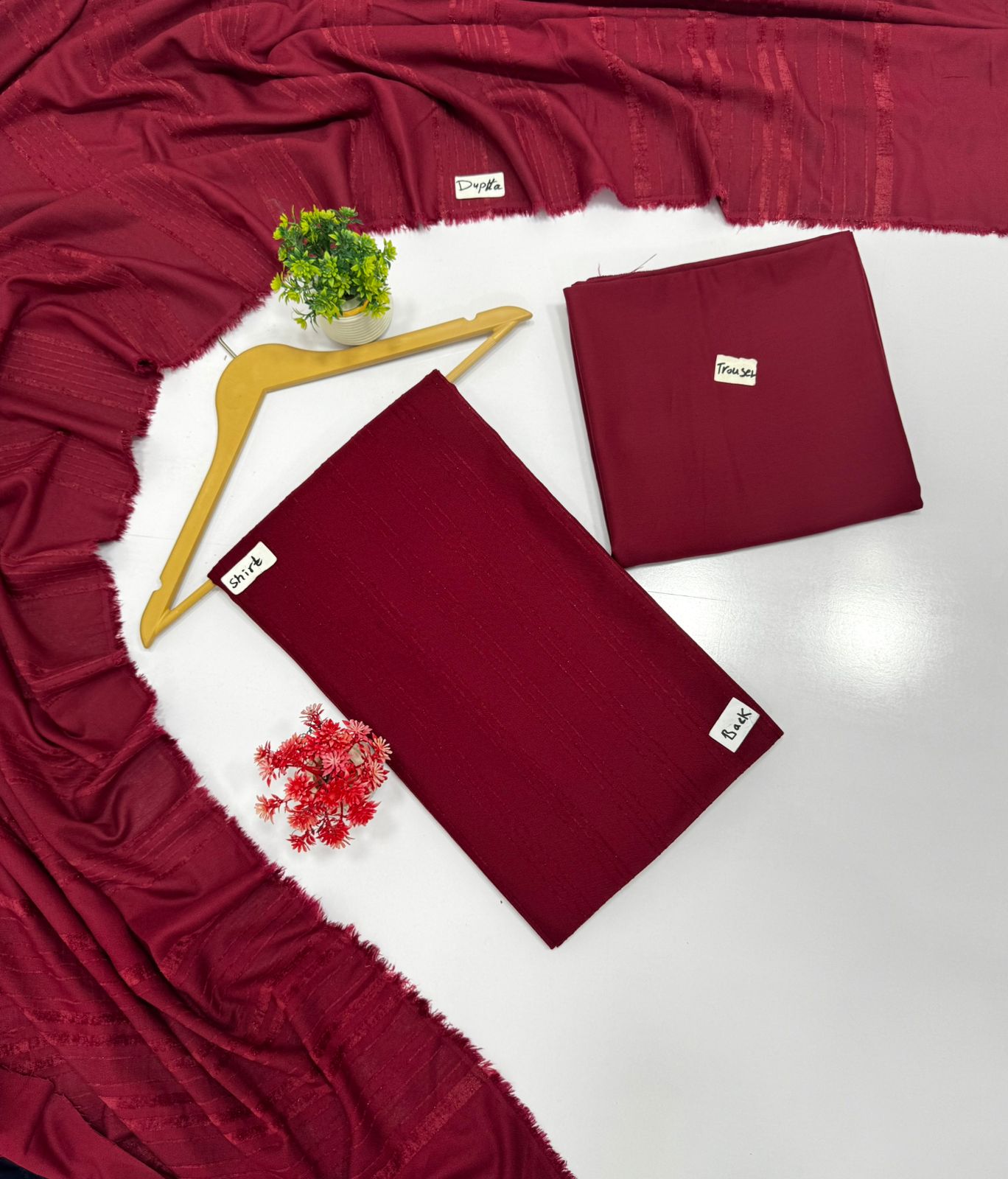 Meraki Fashion vol 421 Chamkhi Valvet Stripe Wool (6 Suits)