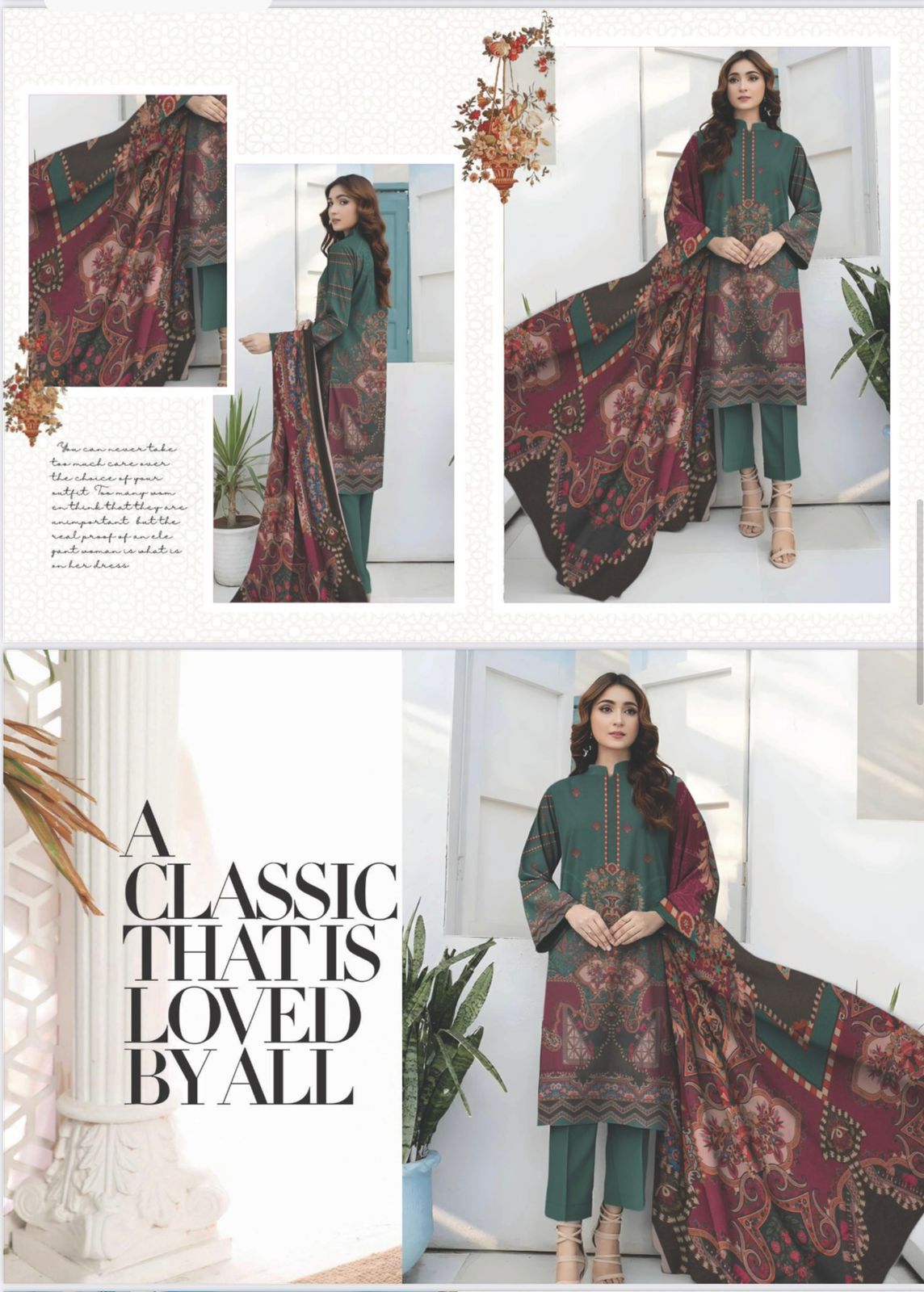 Original Brand BinNoor Fab 3 Pc Shamary  (10 Suits)