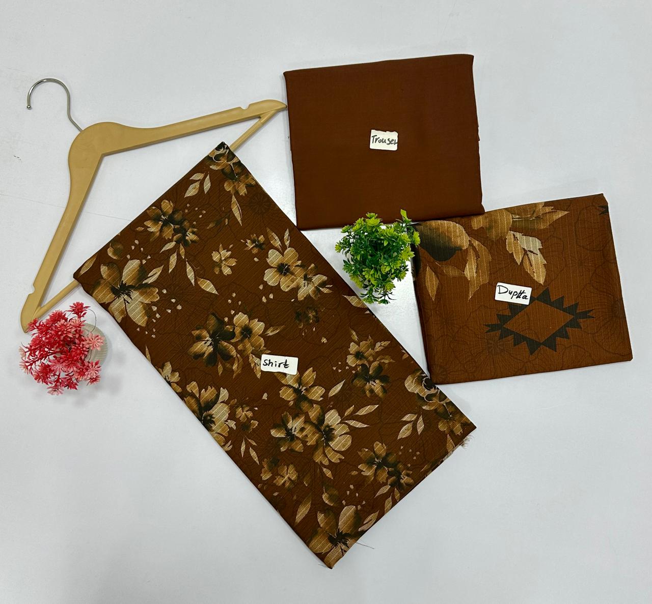 Original Brand Bana Dora Crown 3 Pc Peach Wool (10 Suits)