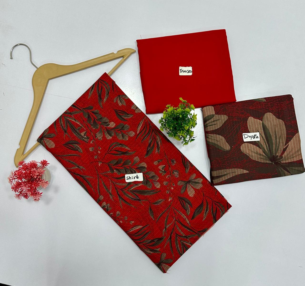 Original Brand Bana Dora Crown 3 Pc Peach Wool (10 Suits)