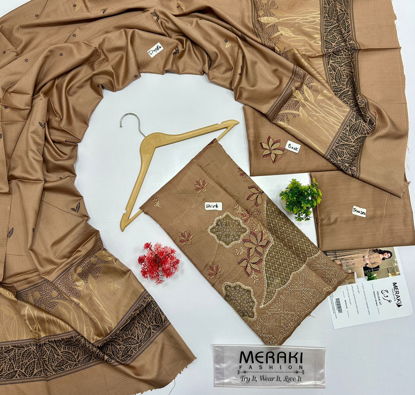 Meraki Fashion Vol 417 Viscose   (4 Suits)A