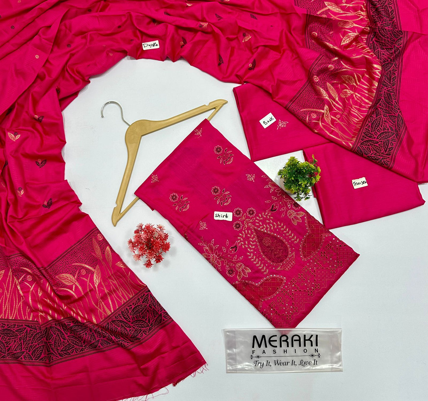 Meraki Fashion Vol 417 Viscose   (4 Suits)A