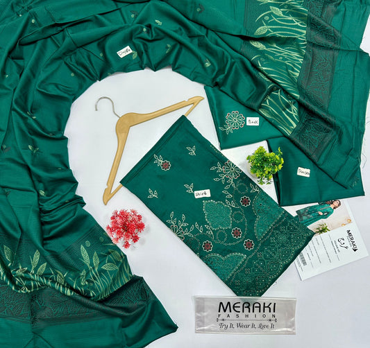 Meraki Fashion Vol 417 Viscose   (4 Suits)B
