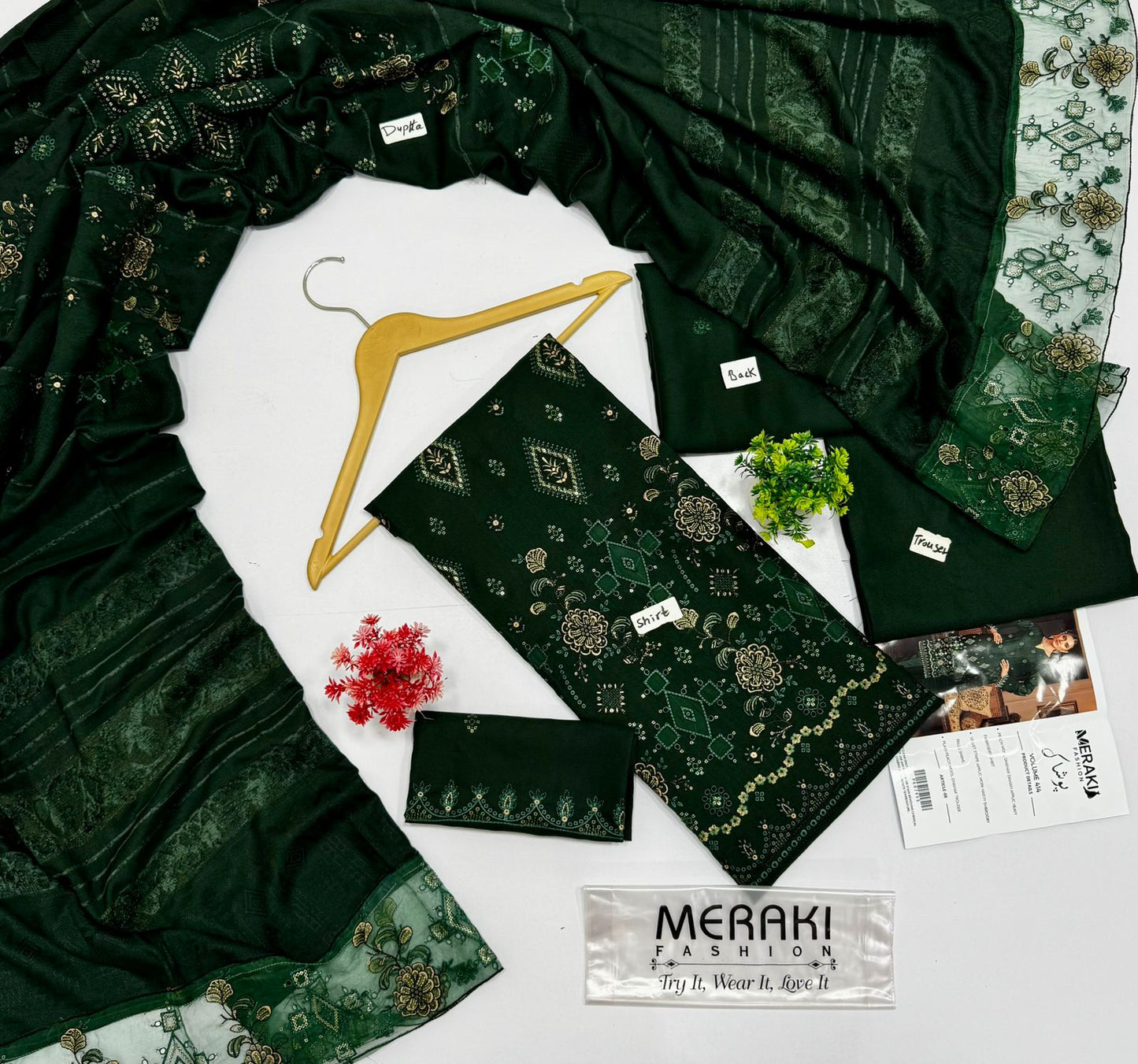 Meraki Fashion Vol 414 Peach Dhanak (8 Suits)