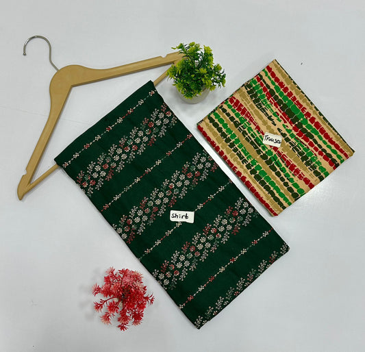 Chikan kari Multi Peace Dhanak (4 Suits)Mix