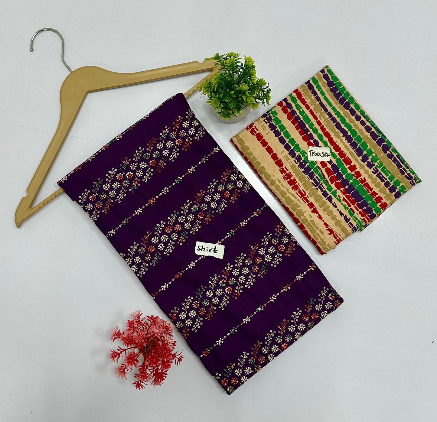 Chikan kari Multi Peace Dhanak (16 Suits)