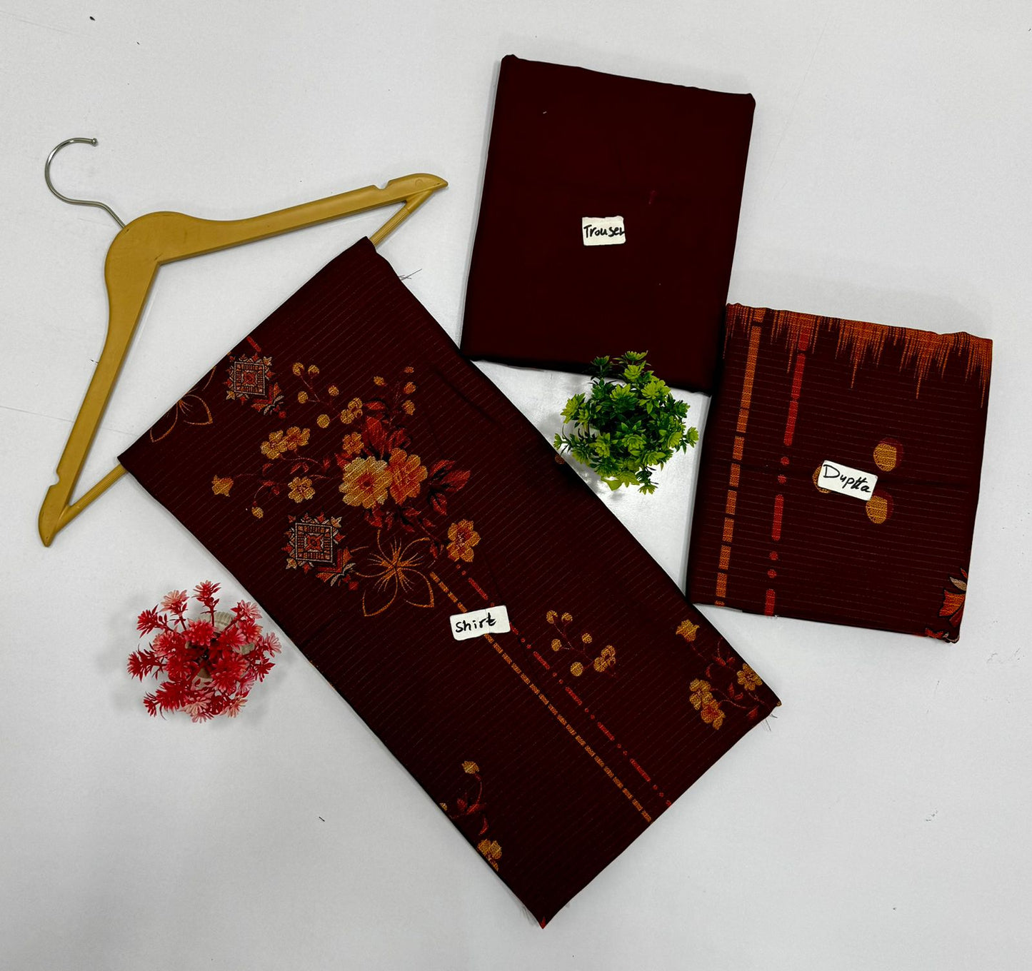 Charcoal Brand 3Pc Bana Dora ( 8 Suits)