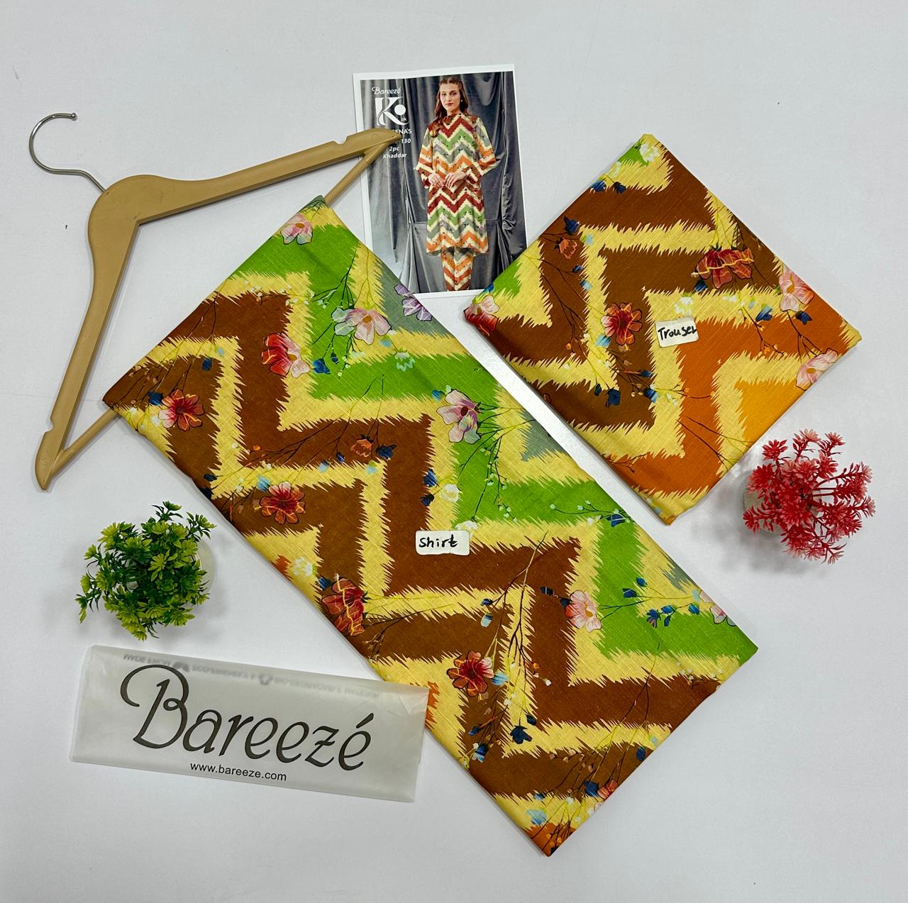 Bareeze Khadder 2 Pc Digital Printed All Over ( 15 Suits)