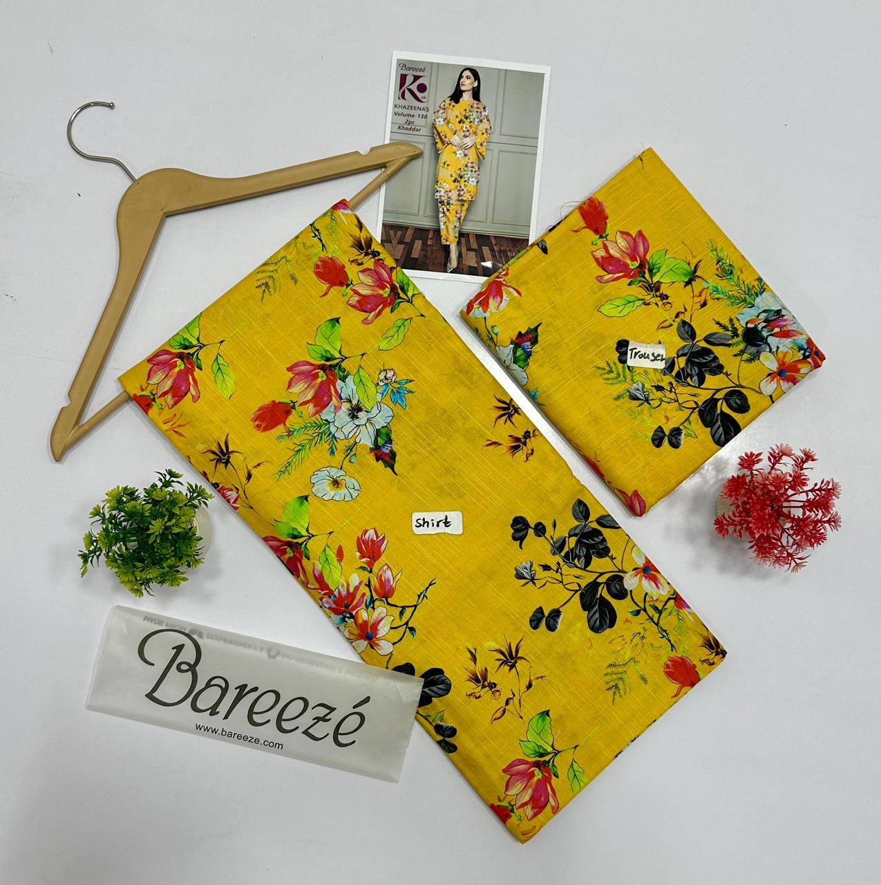 Bareeze Khadder 2 Pc Digital Printed All Over ( 15 Suits)