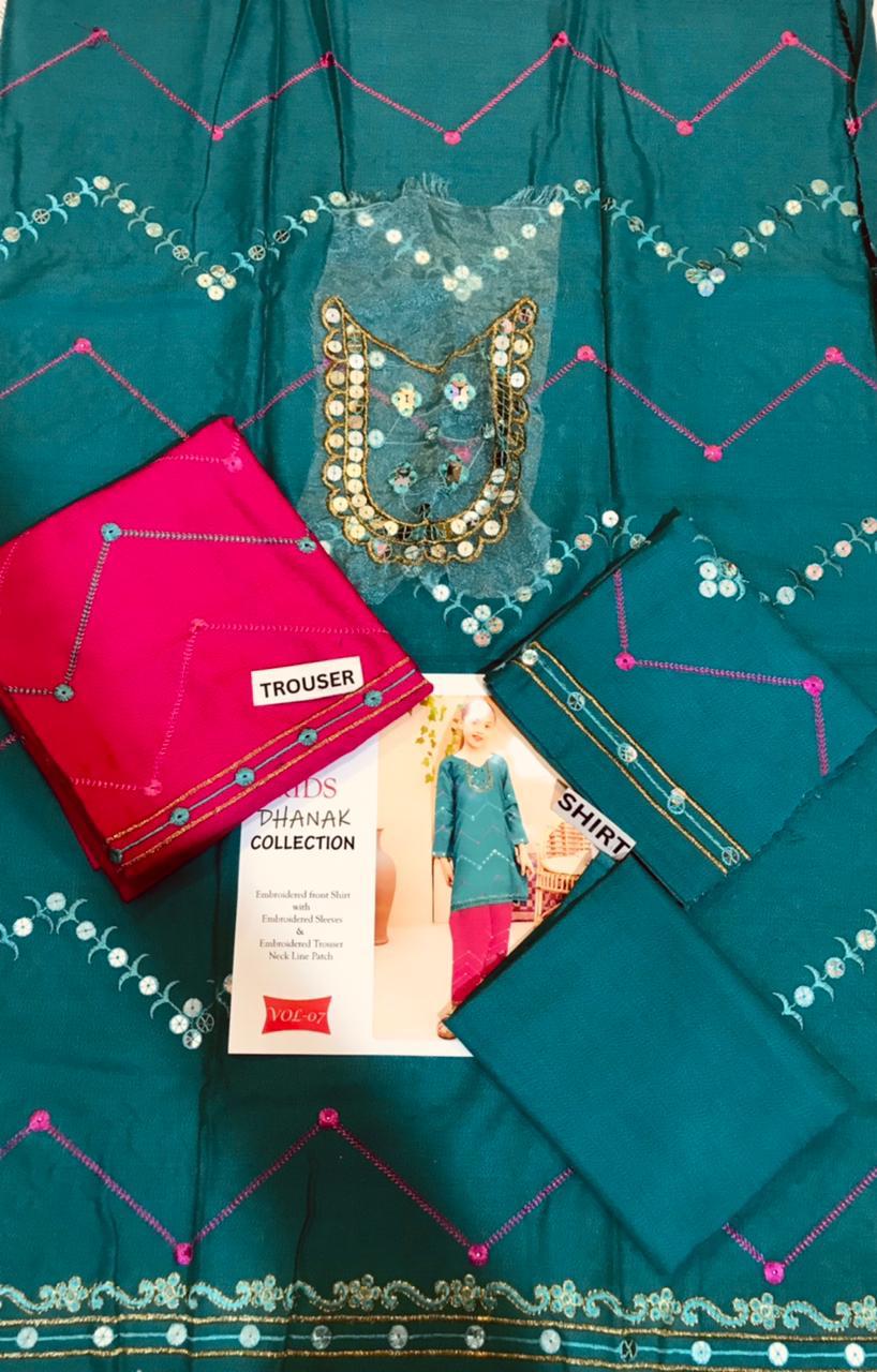 Saheeli Vol 7 Kid Collection Dhanak (10 Suits)