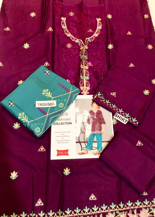 Saheeli Vol 7 Kid Collection Dhanak (5 Suits)B