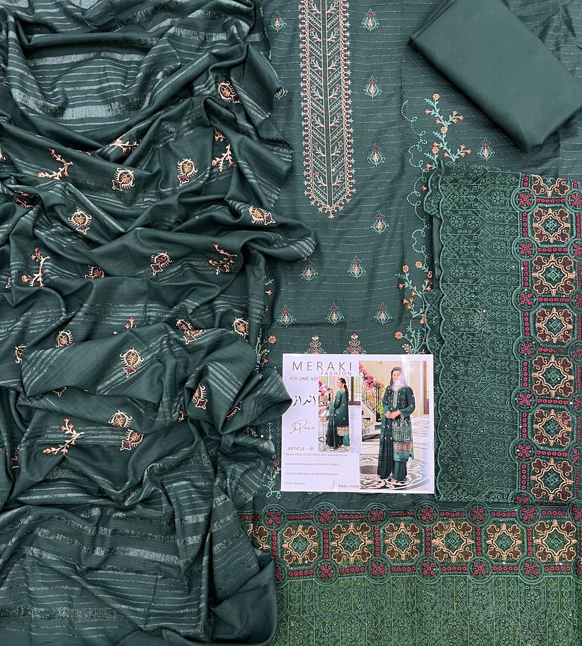 Meraki Fashion Vol 431  (4 Suits)A