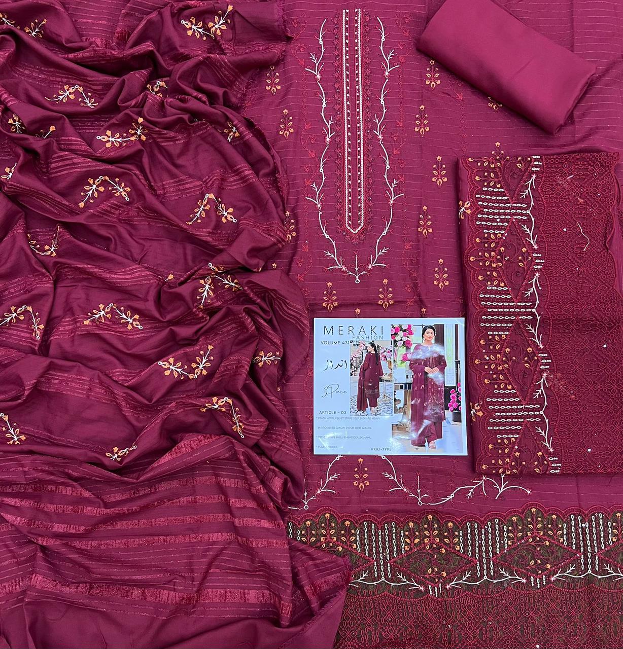 Meraki Fashion Vol 431  (4 Suits)A