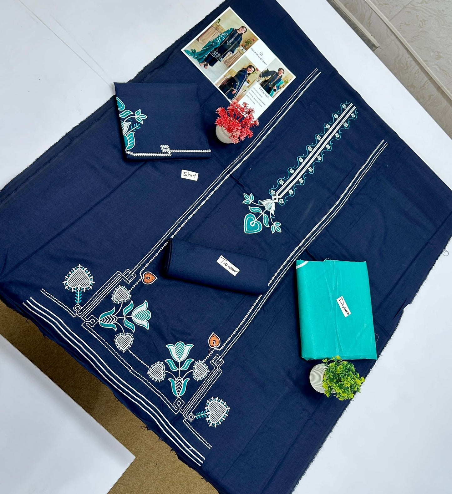 Hit Codes Big Brand 3 Pc Dhanak (11 Suits)