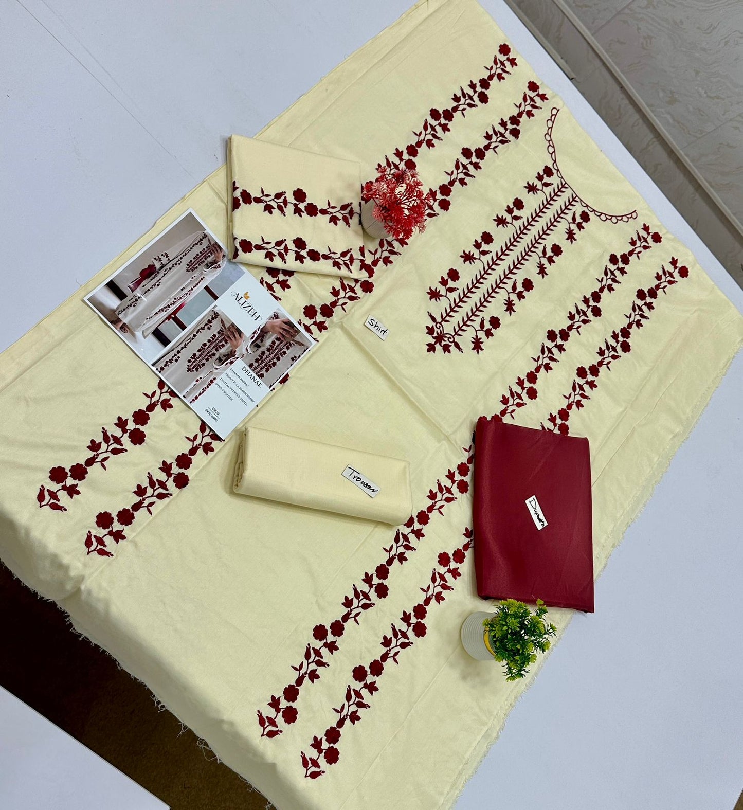 Hit Codes Big Brand 3 Pc Dhanak (11 Suits)