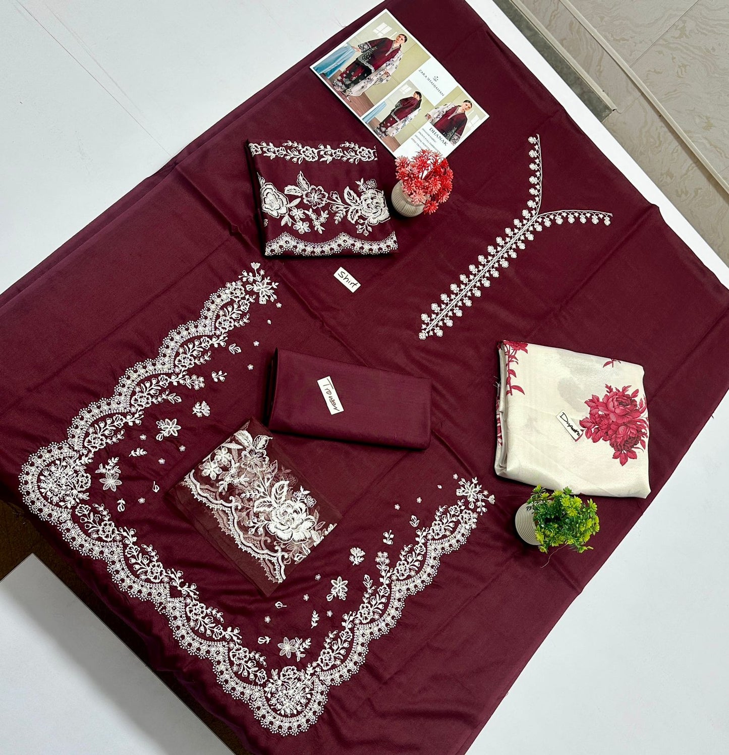 Hit Codes Big Brand 3 Pc Dhanak (11 Suits)