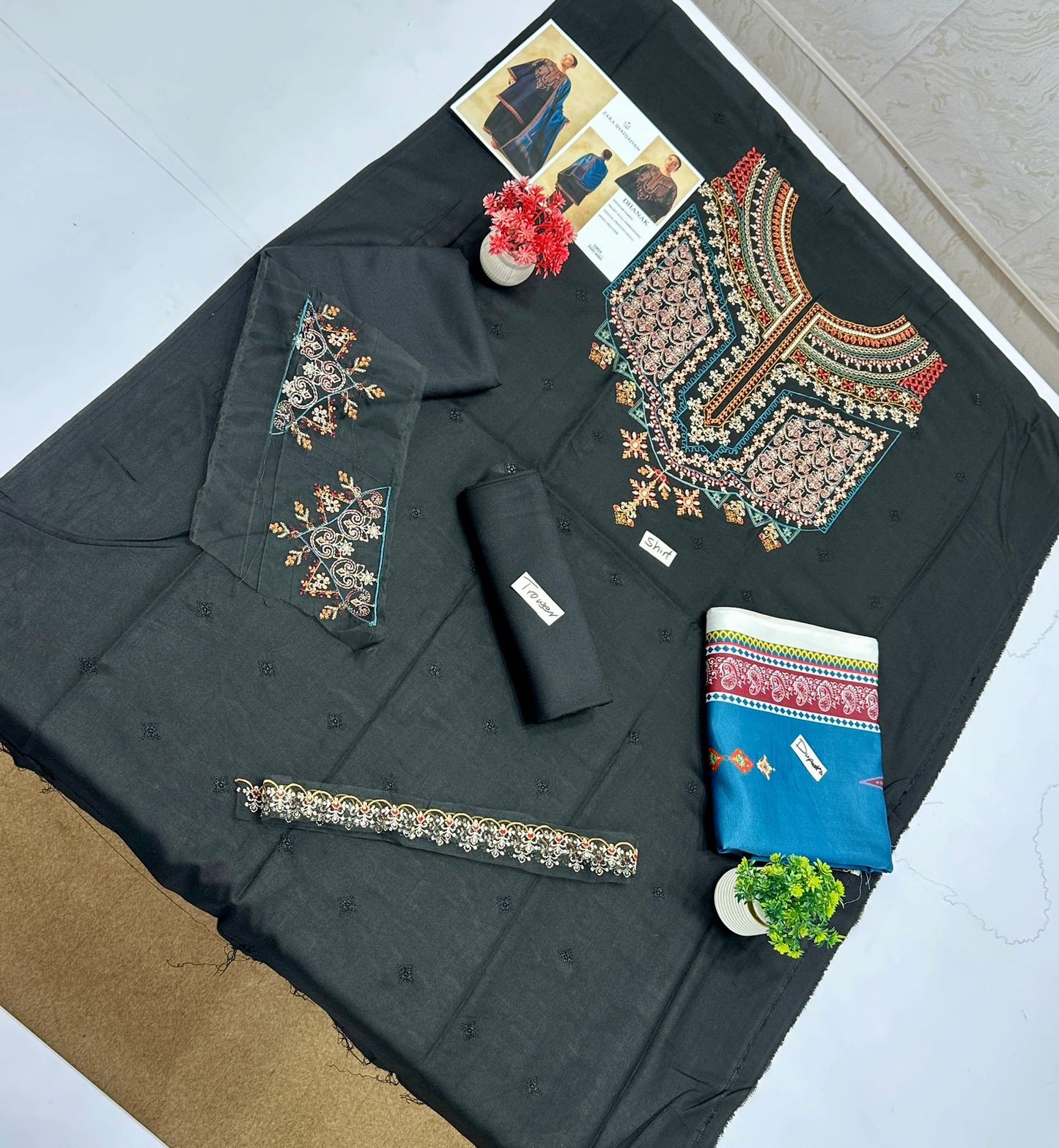 Hit Codes Big Brand 3 Pc Dhanak (11 Suits)