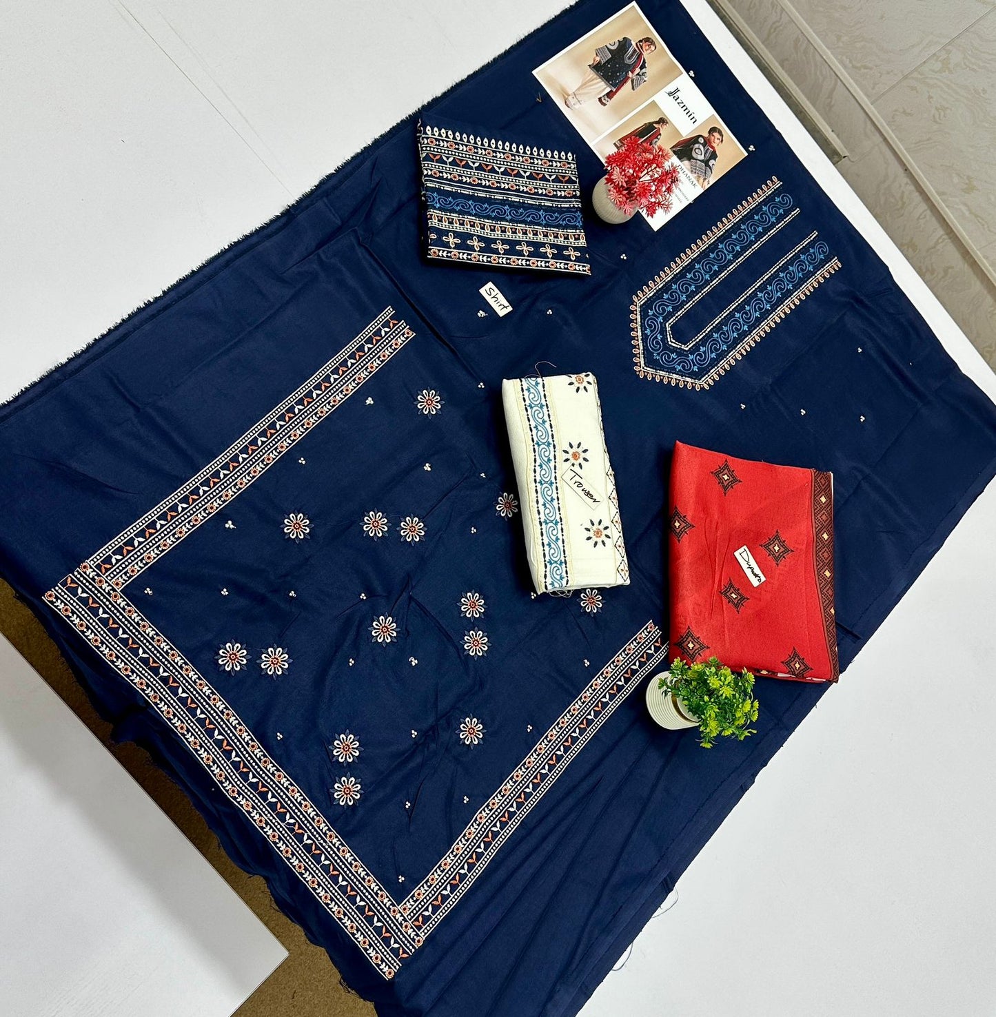 Hit Codes Big Brand 3 Pc Dhanak (11 Suits)