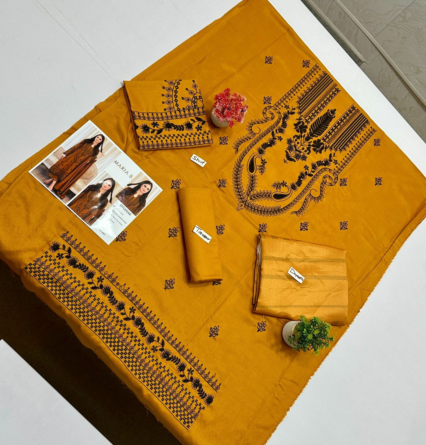 Hit Codes Big Brand 3 Pc Dhanak (11 Suits)