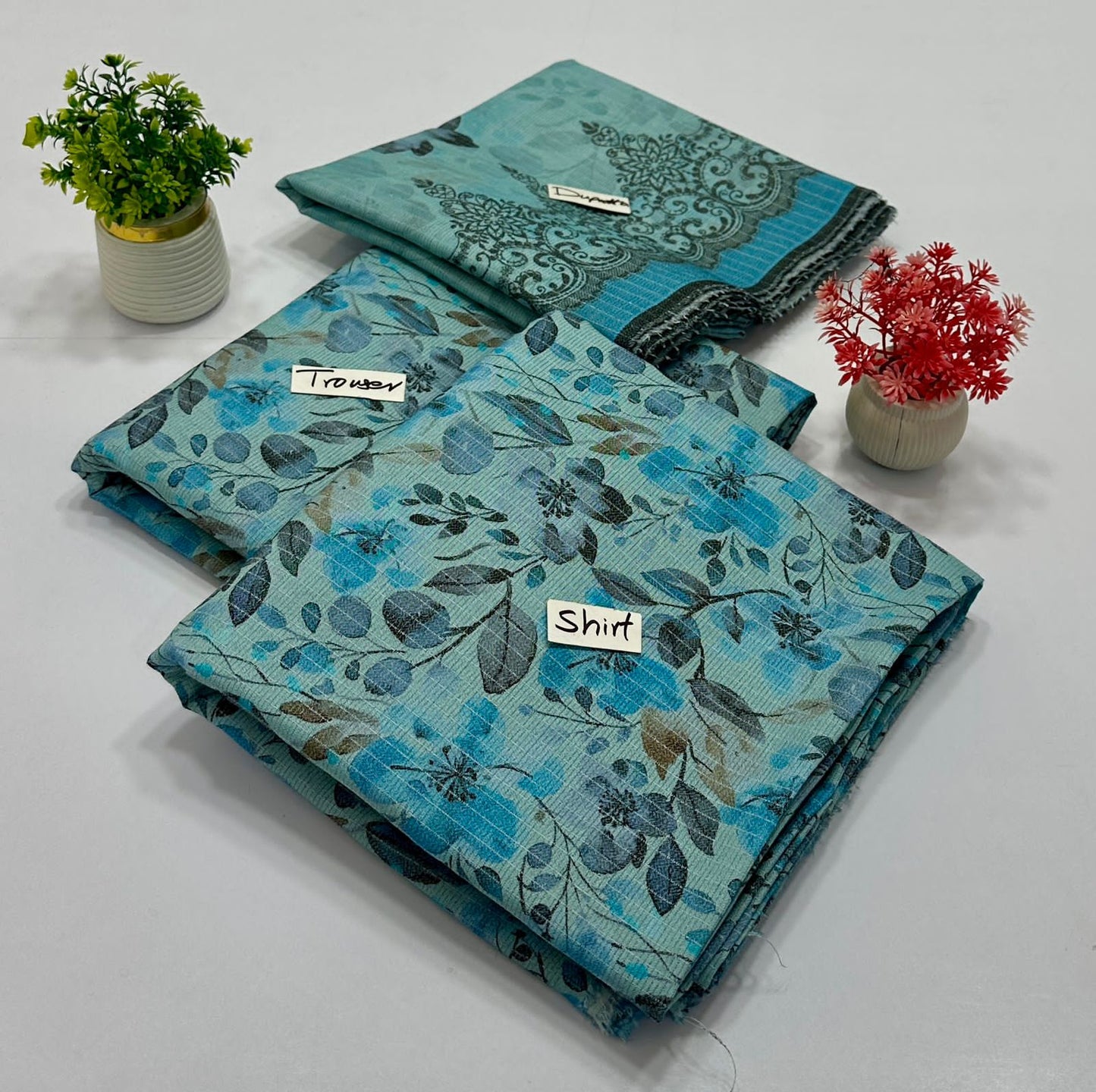 Original Brand Bin Saleen Chamki Peace Peach Dhanak 3Pc ( 10  Suits)