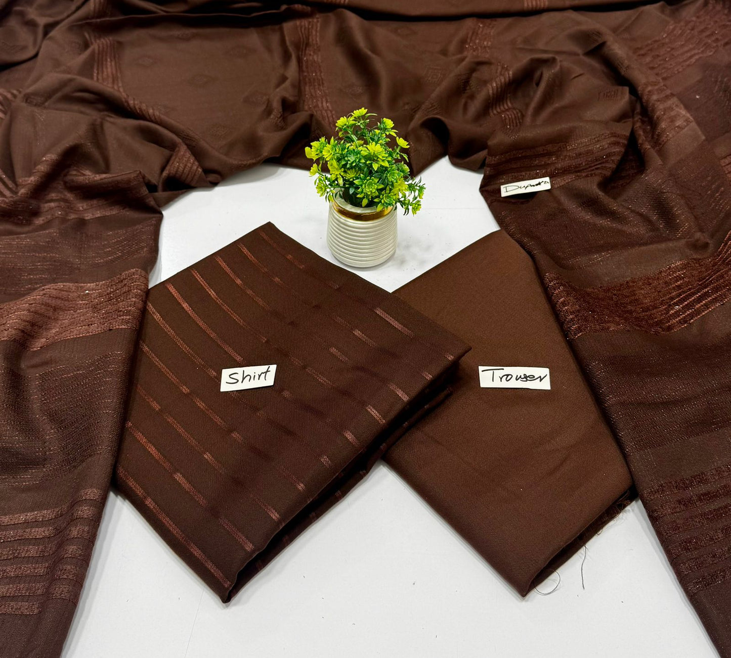 Meraki Fashion Vol 446 Ribben Peach Wool ( 8 Suits)