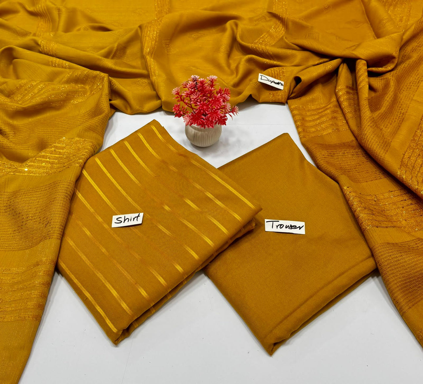 Meraki Fashion Vol 446 Ribben Peach Wool ( 8 Suits)