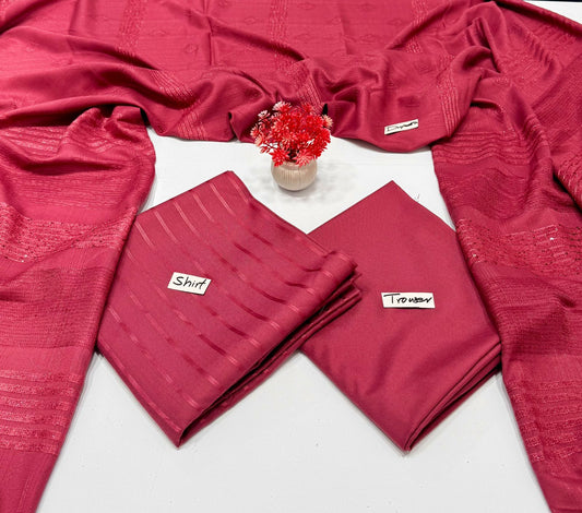 Meraki Fashion Vol 446 Ribben Peach Wool ( 8 Suits)