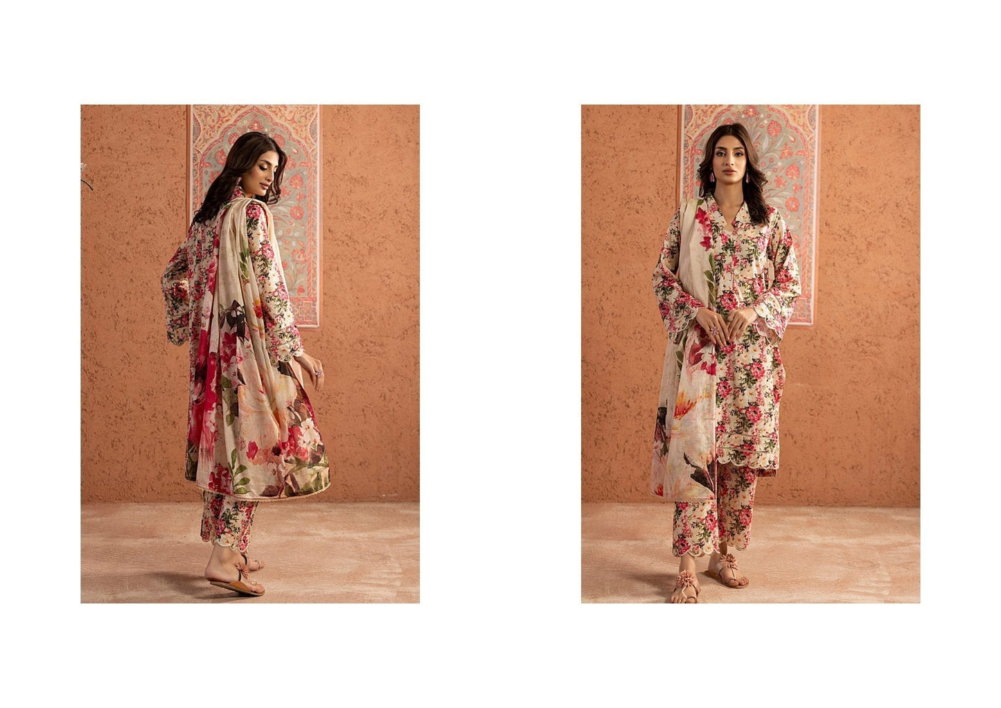 IDENTIC BANA DORA VOL 2 LAWN (Set -Pack Of 4 Suits )Category A Market Boy