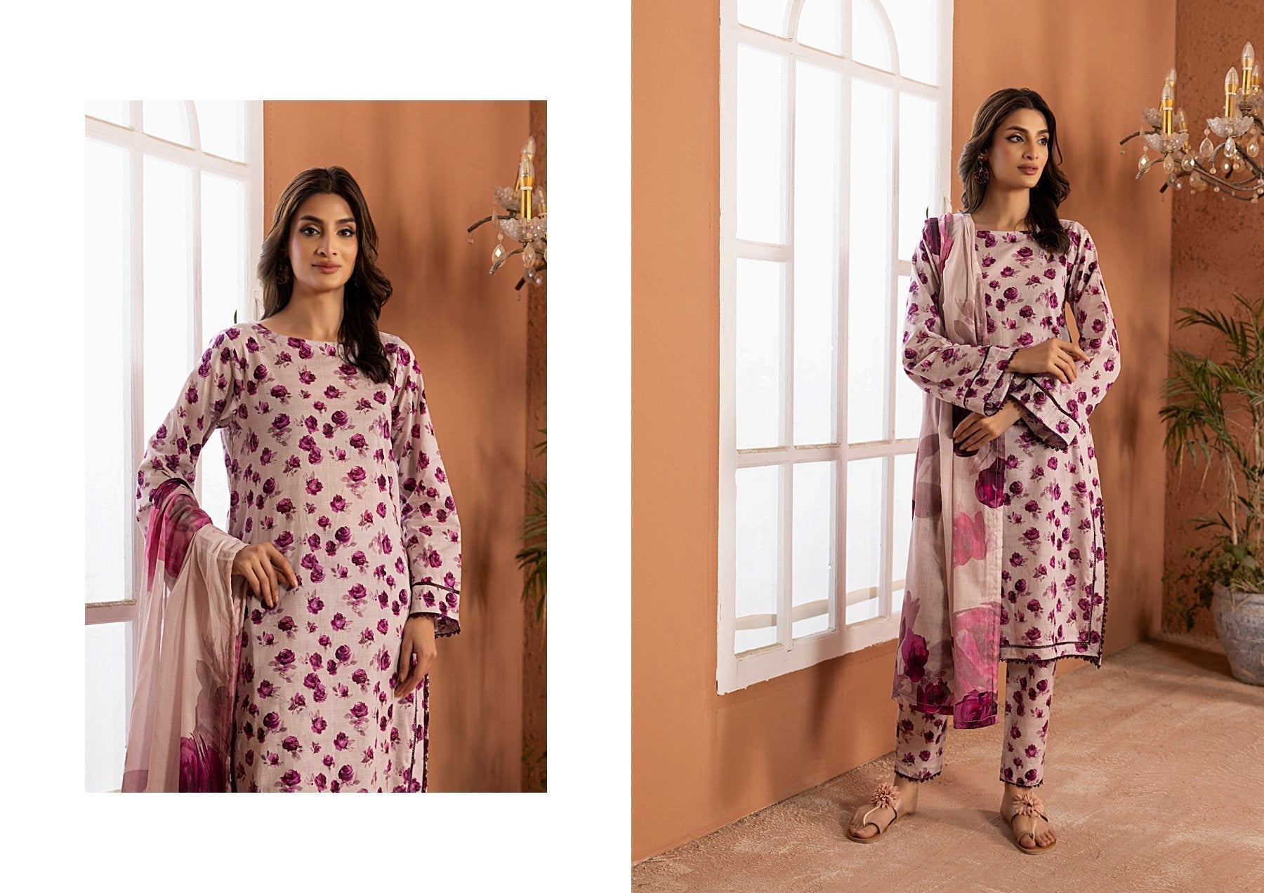 IDENTIC BANA DORA VOL 2 LAWN (Set -Pack Of 4 Suits )Category B Market Boy