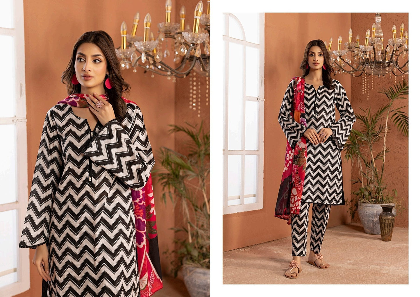 IDENTIC BANA DORA VOL 2 LAWN (Set -Pack Of 4 Suits )Category B Market Boy