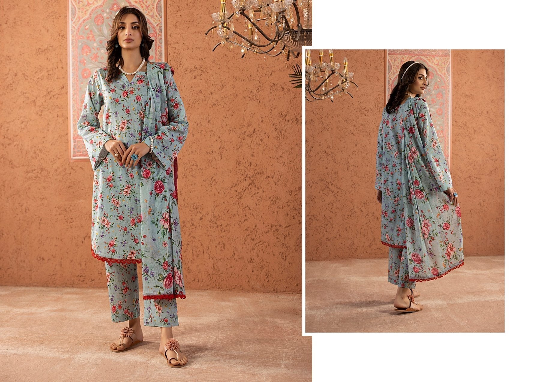 IDENTIC BANA DORA VOL 2 LAWN (Set -Pack Of 4 Suits )Category A Market Boy