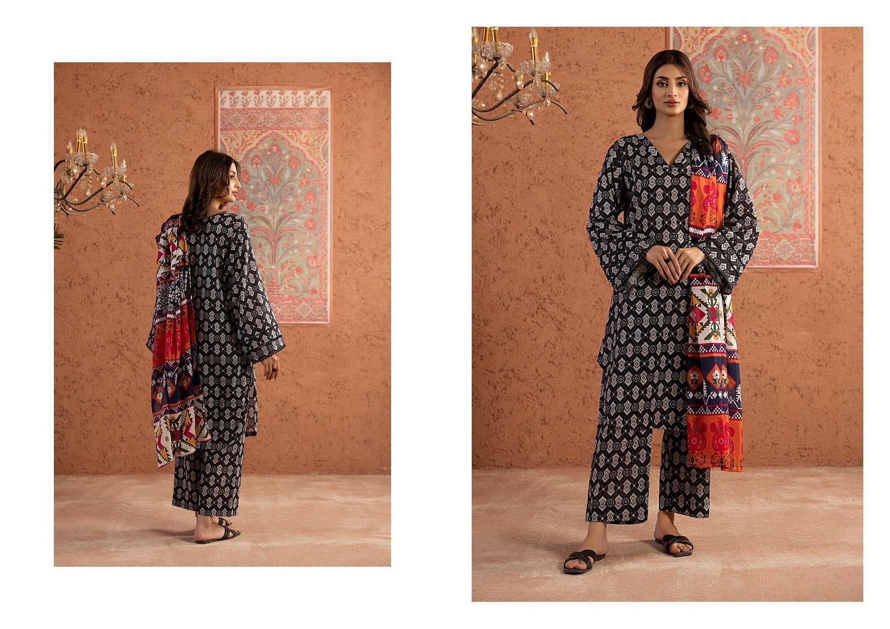 IDENTIC BANA DORA VOL 2 LAWN (Set -Pack Of 4 Suits )Category A Market Boy