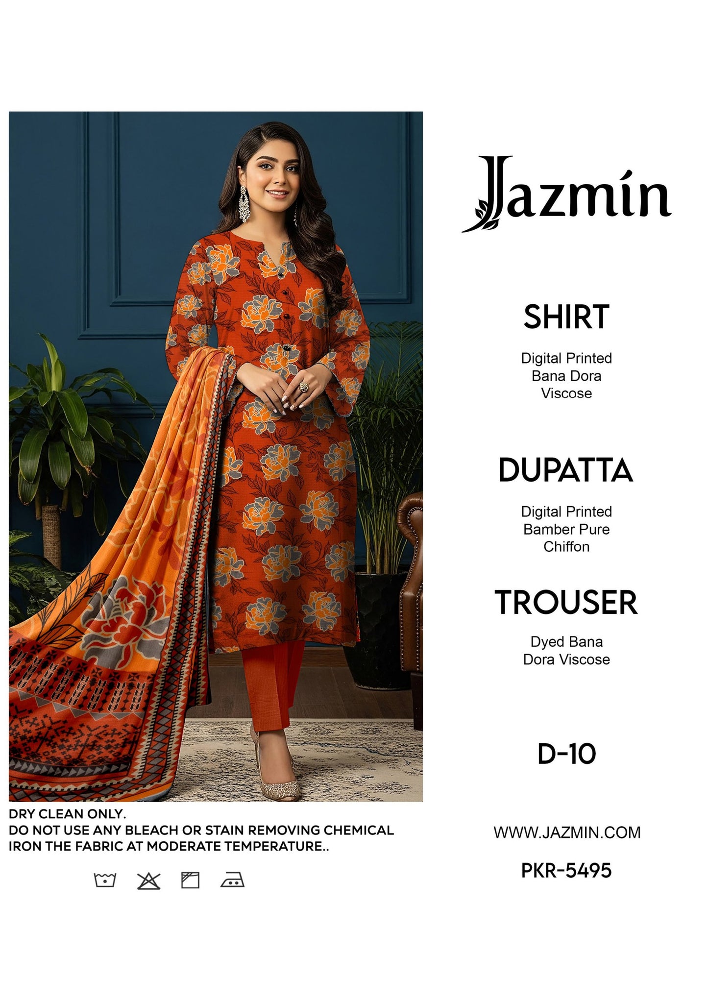 Jazmin Viscose Bana Dora 3 pc 10 suits