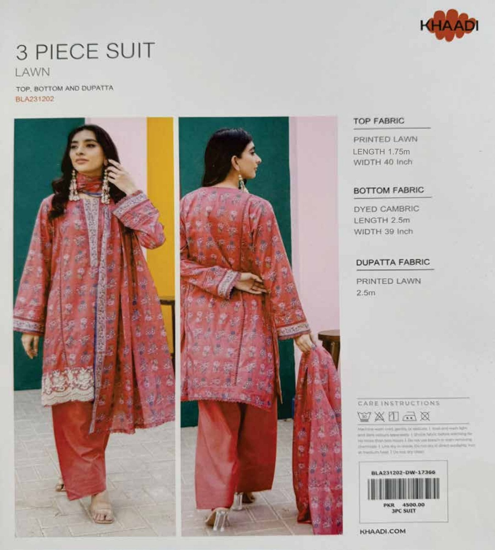 Khaadi Digital Printed Lawn 3-PC (Set -Pack Of 5 Suits ) Category B Market Boy