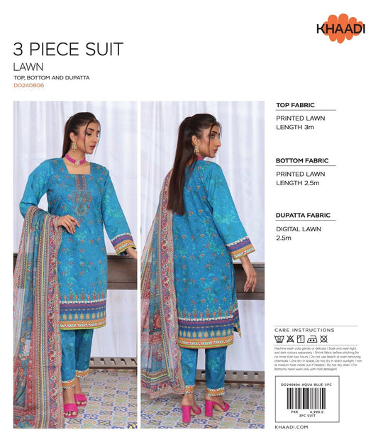 Khaadi Digital Printed Lawn 3-PC (Set -Pack Of 6 Suits )Category B Market Boy