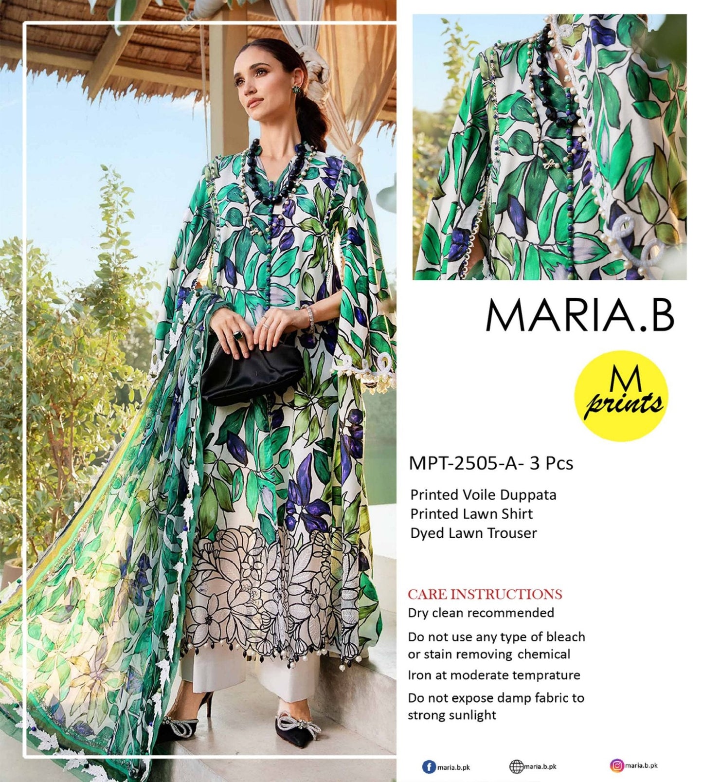 Maria.B 3PC Lawn 5 Suits A