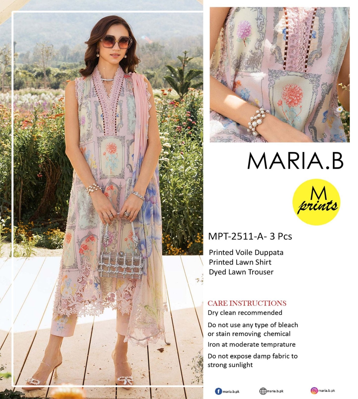 Maria.B 3PC Lawn 5 Suits A