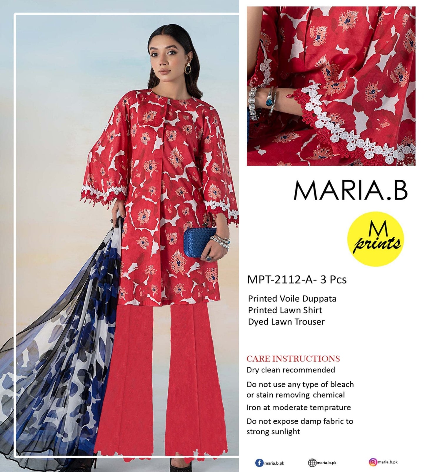 Maria.B 3PC Lawn 9 Suits