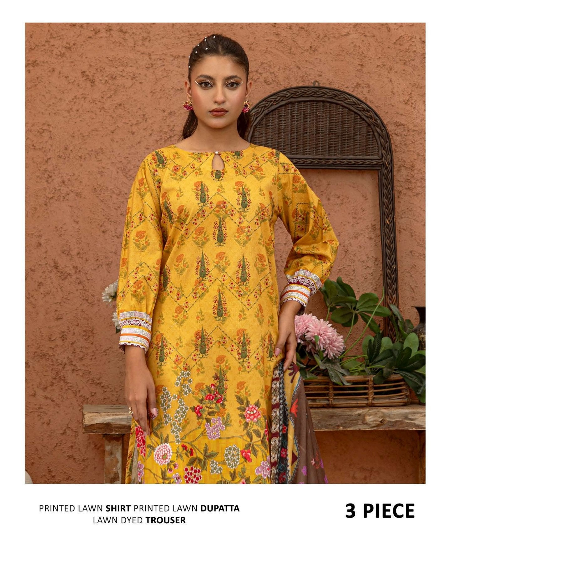 Popular Printed Lawn        5 Suits Category A Market Boy