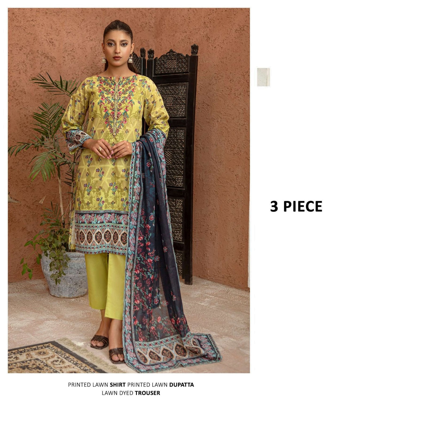 Popular Printed Lawn        5 Suits Category A Market Boy
