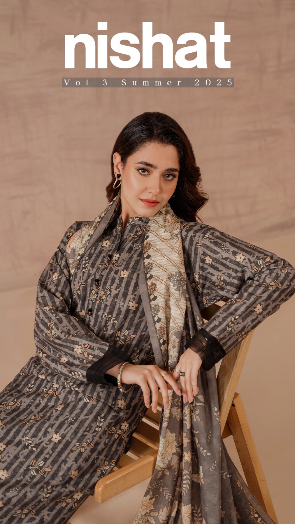 Nishat Printed Lawn                           10 Suits Market Boy