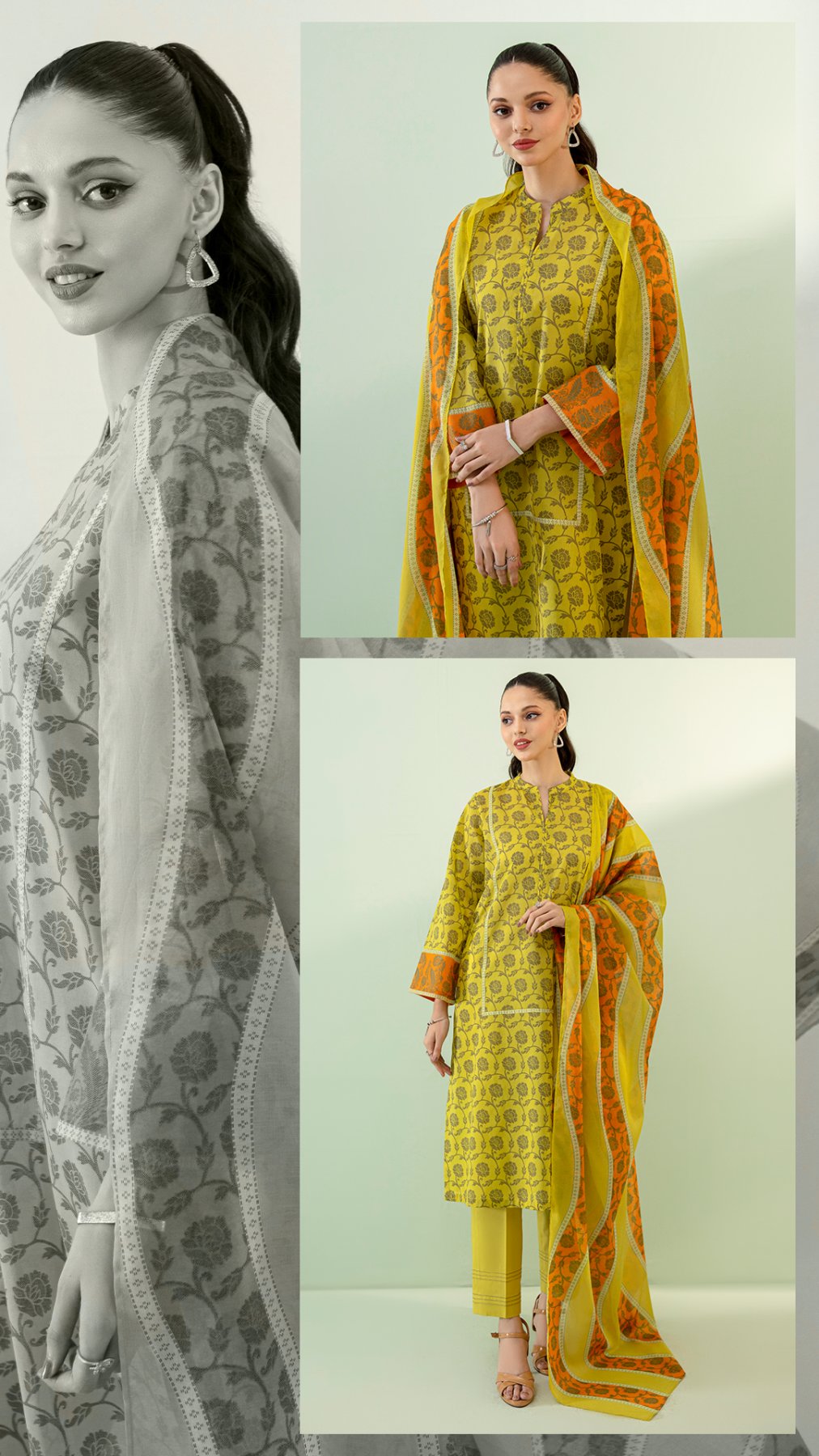 Nishat Printed Lawn                           10 Suits Market Boy