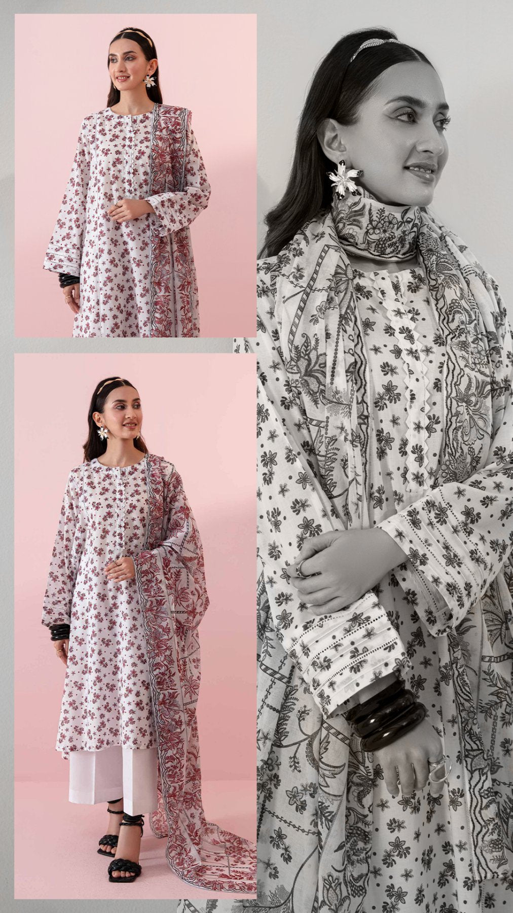 Nishat Printed Lawn                        5 Suits           Category B Market Boy