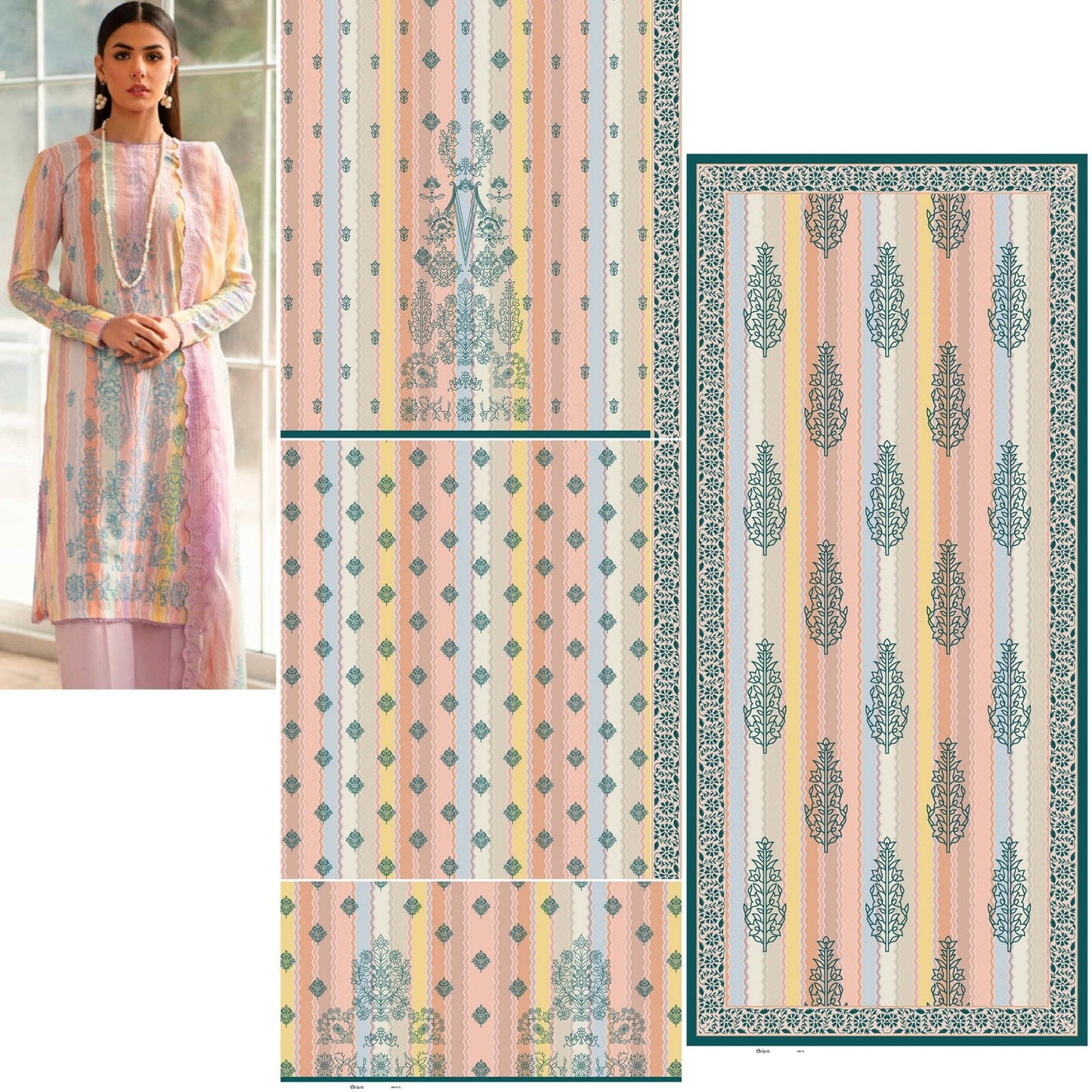 Orient 3PC Lawn 10 Suits