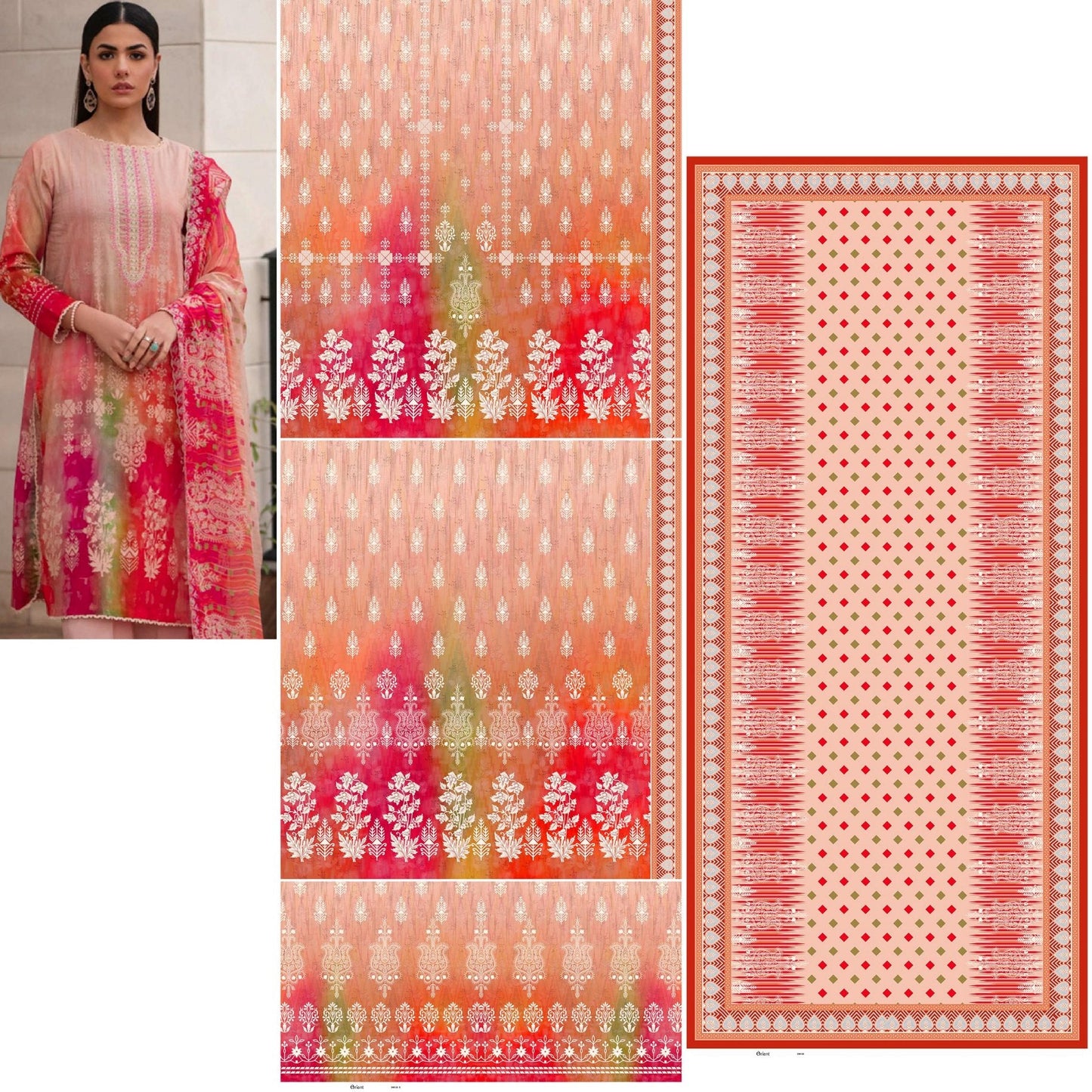 Orient 3PC Lawn 10 Suits