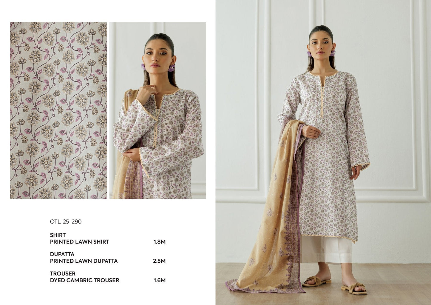 Orient Printed Lawn (Set -Pack Of 4 Suits )Category B Market Boy