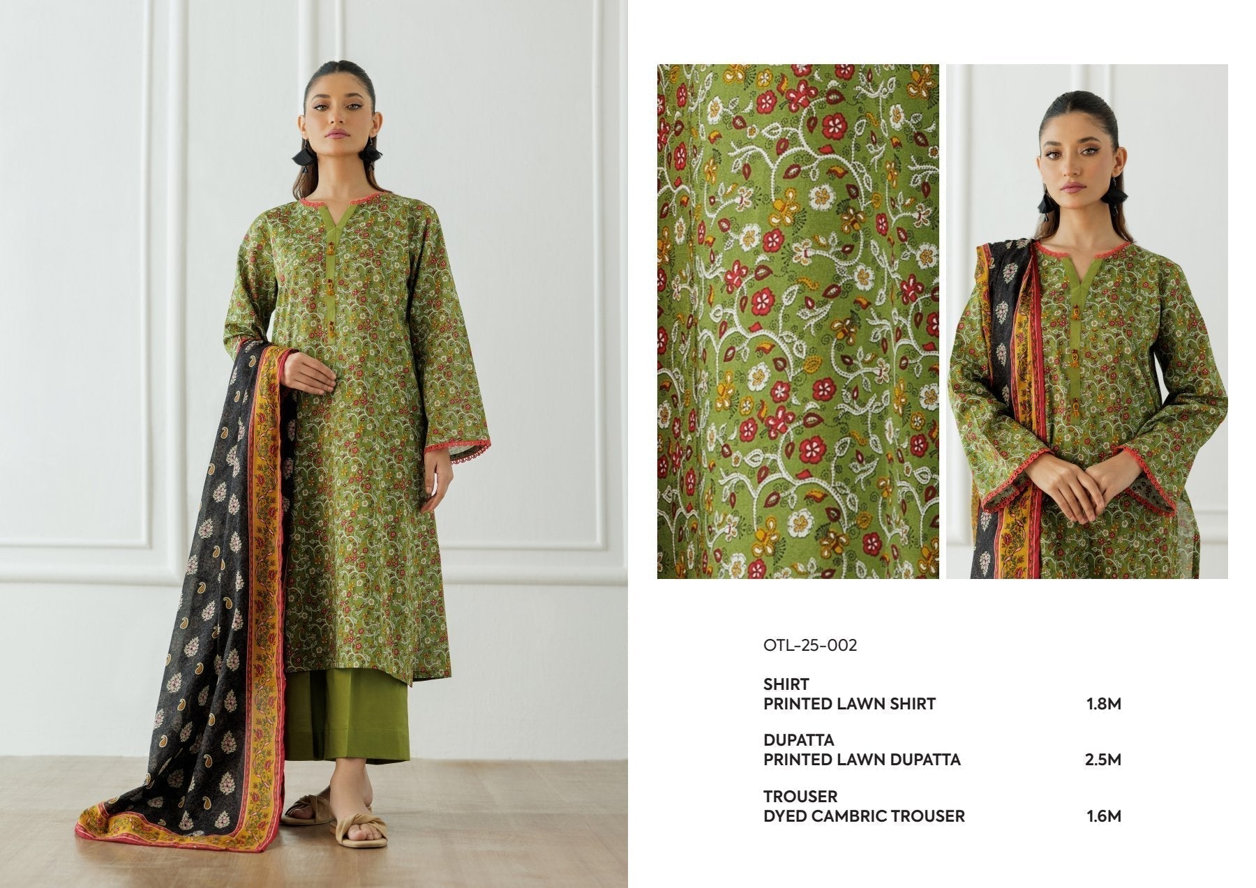 Orient Printed Lawn (Set -Pack Of 4 Suits )Category B Market Boy